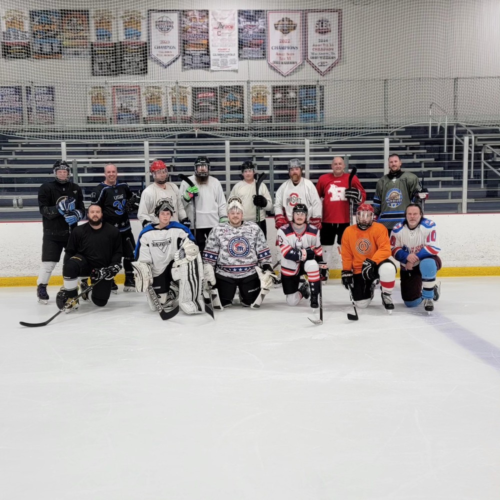Veterans showing up for each other — on and off the ice.